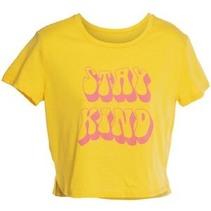 “Stay Kind” crop top